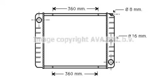 Теплообменник (AVA QUALITY COOLING: VO2038)