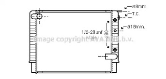 Теплообменник (AVA QUALITY COOLING: VO2049)