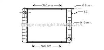 Теплообменник (AVA QUALITY COOLING: VO2050)