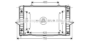 Теплообменник (AVA QUALITY COOLING: VO2093)