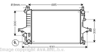 Теплообменник (AVA QUALITY COOLING: VO2114)