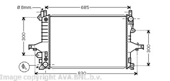 Теплообменник (AVA QUALITY COOLING: VO2115)