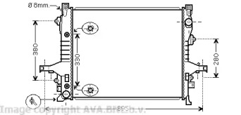 Теплообменник (AVA QUALITY COOLING: VO2133)