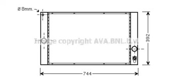 Теплообменник (AVA QUALITY COOLING: VO2141)