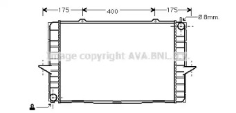 Теплообменник (AVA QUALITY COOLING: VO2148)