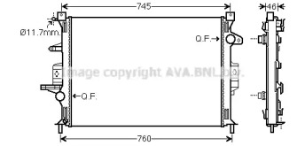 Теплообменник (AVA QUALITY COOLING: VO2186)