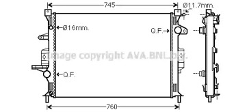 Теплообменник (AVA QUALITY COOLING: VO2187)