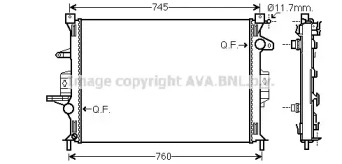 Теплообменник (AVA QUALITY COOLING: VO2193)