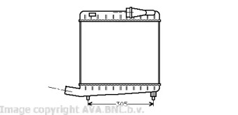 Теплообменник (AVA QUALITY COOLING: VO4045)