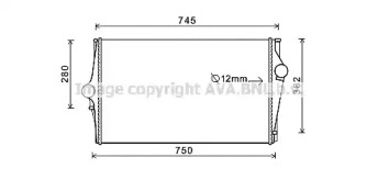 Теплообменник (AVA QUALITY COOLING: VO4151)