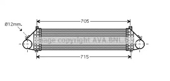 Теплообменник (AVA QUALITY COOLING: VO4164)