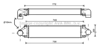 Теплообменник (AVA QUALITY COOLING: VO4173)