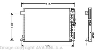 Конденсатор (AVA QUALITY COOLING: VO5071)