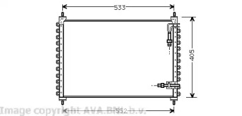 Конденсатор (AVA QUALITY COOLING: VO5075)