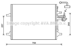 Конденсатор (AVA QUALITY COOLING: VO5166D)