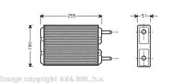 Теплообменник (AVA QUALITY COOLING: VO6035)