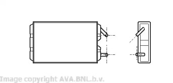 Теплообменник (AVA QUALITY COOLING: VO6041)