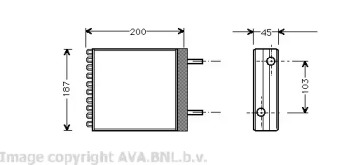 Теплообменник (AVA QUALITY COOLING: VO6066)