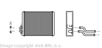 Теплообменник (AVA QUALITY COOLING: VO6084)