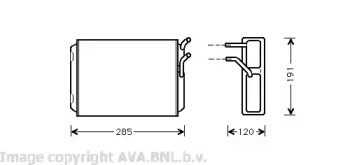 Теплообменник (AVA QUALITY COOLING: VO6096)