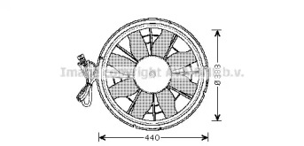 Вентилятор (AVA QUALITY COOLING: VO7501)