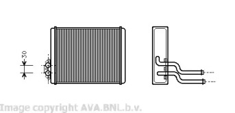 Теплообменник (AVA QUALITY COOLING: VOA6084)