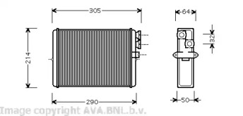 Теплообменник (AVA QUALITY COOLING: VOA6110)