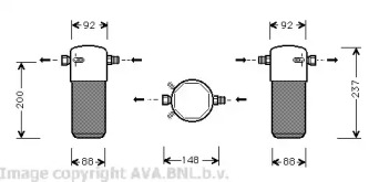 Осушитель (AVA QUALITY COOLING: VOD100)