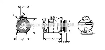 Компрессор (AVA QUALITY COOLING: VOK143)