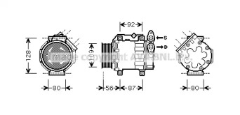 Компрессор (AVA QUALITY COOLING: VOK188)