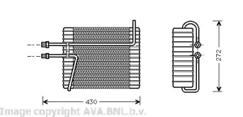 Испаритель (AVA QUALITY COOLING: VOV026)