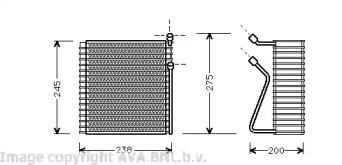 Испаритель (AVA QUALITY COOLING: VOV091)