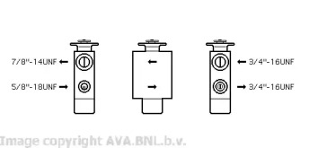 Клапан (AVA QUALITY COOLING: VW1101)