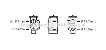 Клапан (AVA QUALITY COOLING: VW1311)