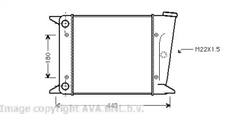 Теплообменник (AVA QUALITY COOLING: VW2001)