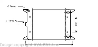 Теплообменник (AVA QUALITY COOLING: VW2003)