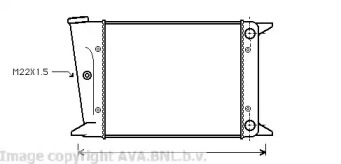 Теплообменник (AVA QUALITY COOLING: VW2004)