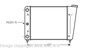 Теплообменник (AVA QUALITY COOLING: VW2009)