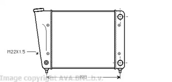 Теплообменник (AVA QUALITY COOLING: VW2010)