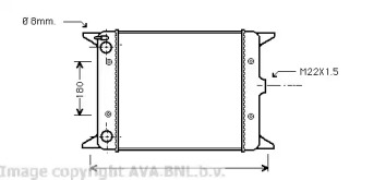 Теплообменник (AVA QUALITY COOLING: VW2012)