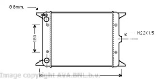 Теплообменник (AVA QUALITY COOLING: VW2013)