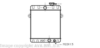 Теплообменник (AVA QUALITY COOLING: VW2024)