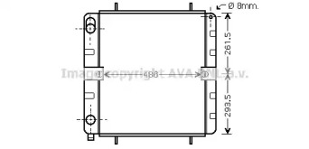 Теплообменник (AVA QUALITY COOLING: VW2032)