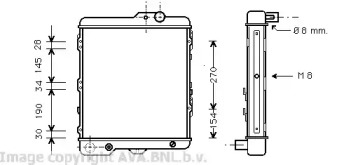 Теплообменник (AVA QUALITY COOLING: VW2035)