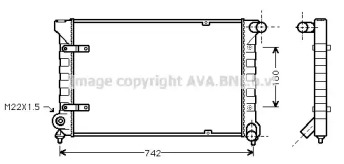 Теплообменник (AVA QUALITY COOLING: VW2042)