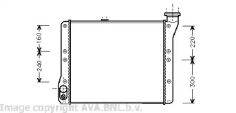 Теплообменник (AVA QUALITY COOLING: VW2054)