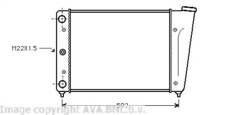 Теплообменник (AVA QUALITY COOLING: VW2056)