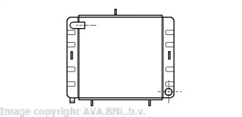 Теплообменник (AVA QUALITY COOLING: VW2057)