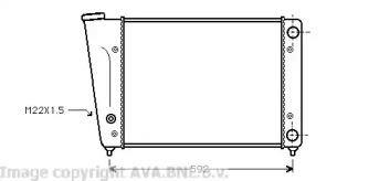 Теплообменник (AVA QUALITY COOLING: VW2059)