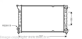 Теплообменник (AVA QUALITY COOLING: VW2066)